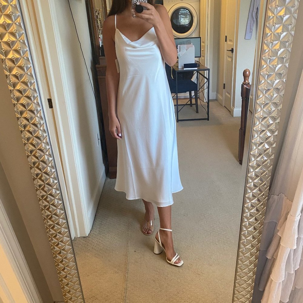 Show Me Your Mumu Satin Slip Dress - Verona Cowl